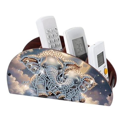 Diamond Painting kits Organizer Box Diamond art DIY elephant in the clouds Special Shape Diamond Partial Mosaic Handmade Making Kit Organizer Box Home Dining Living Room TableTop Art Decoration