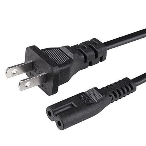 Omnihil 10 Feet AC Power Cord Compatible with TENKER Q5 Projector, 1500 Lumens LED Mini Projector Support 1080P HDMI USB TF VGA AV, Multimedia Home Theater LCD Video Projector, Compatible Part