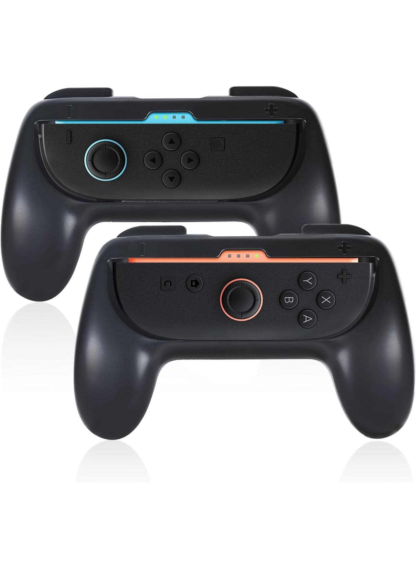 Joy-Con Controller Grips for Nintendo Switch/OLED/Switch2 | Left & Right Handle Grips with Compatible Accessories | Anti-Slip Design