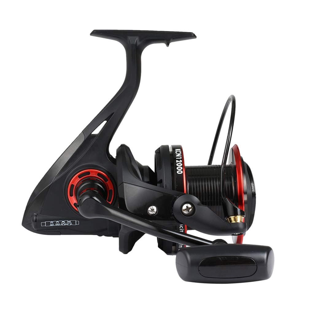 Diwa Spinning Fishing Reels 8000 10000 12000 Series Freshwater Saltwater BigGame Fishing Surf Fishing 121 Stainless BB 70 LBS Max Drag Ultra Smooth Powerful Trout Durable Spinner Gear Black 12000