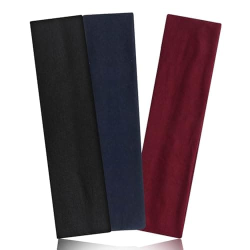 Aclovcy Headbands for Women Non Slip Head Bands for Womens Hair cute elastic womens headbands Soft Cotton Cloth Fashion floral headband for women for Daily Workout Sports Running Yoga