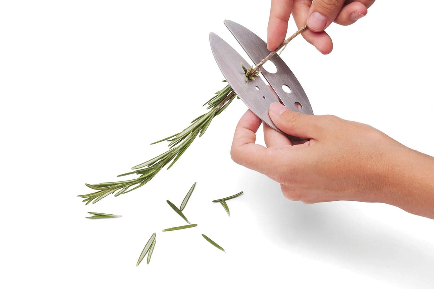 Fox Run Stripper Tool for Herbs and Leafy Greens Graduated Stainless Steel