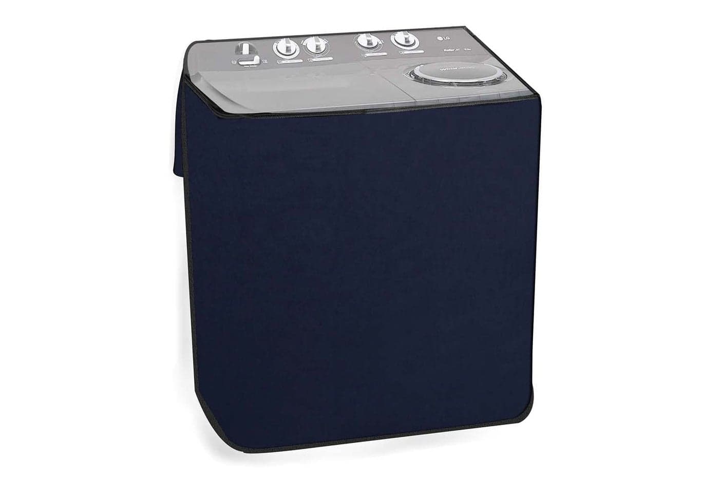The Furnishing Tree Washing Machine Cover Blue Compatible for LG 10 KG Semi-Automatic Top Loading P1050SRAZ
