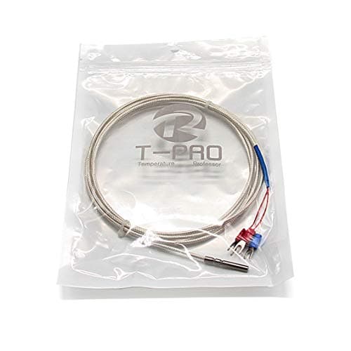 TPRO RTD PT100 Temperature Sensors Threewire SystemStainless Steel Probe430MM Range50200 10Feet