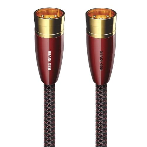 AudioQuest Red River XLR Audio Interconnect Cable (0.75m, Pair)