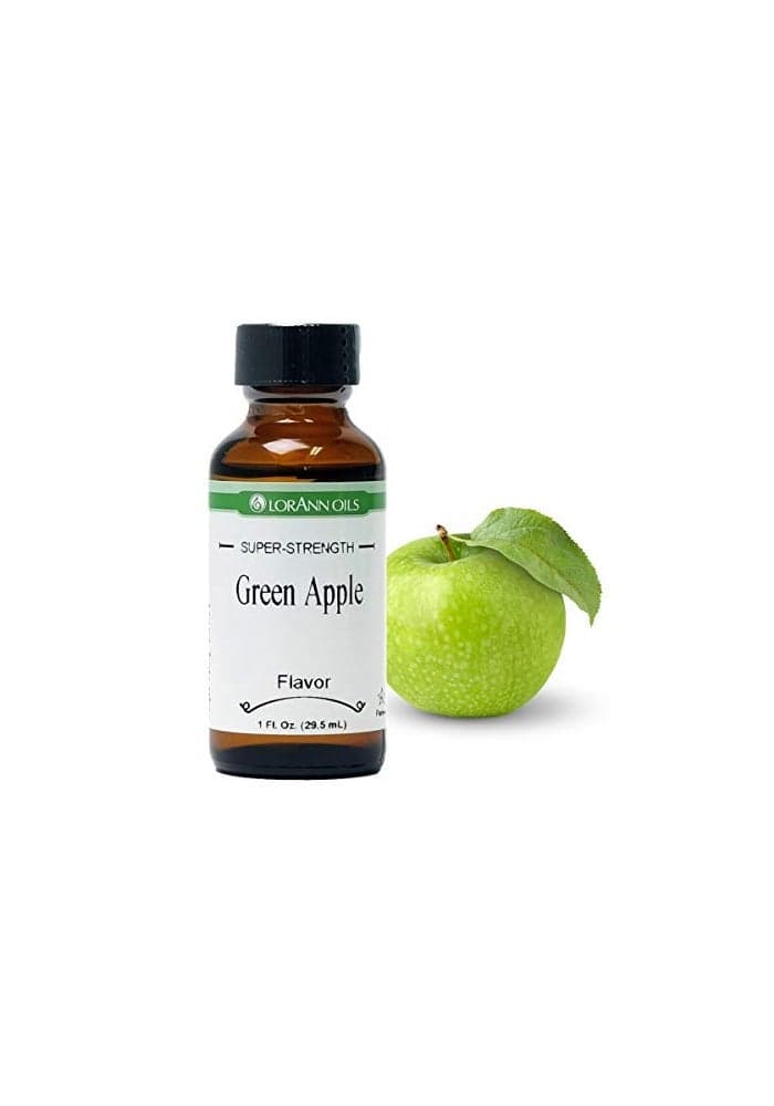LorAnn Oils Super Strength Flavoring Used For Candy Making Flavoring Baking Hard Candy Flavor Oils Bold Natural Flavors 4X Stronger Than Extracts Green Apple 1 fl oz
