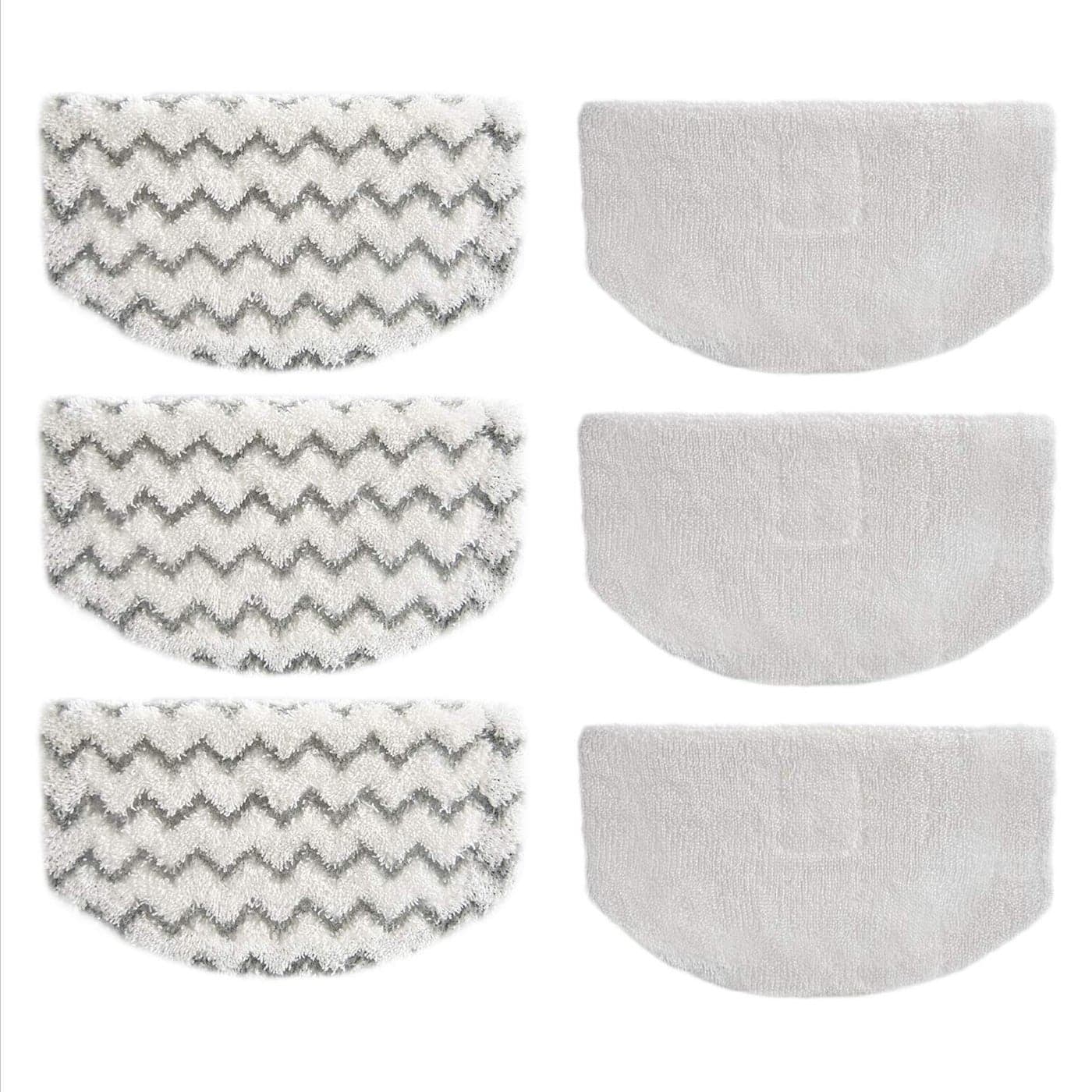 BIHARNT 6 Pack Steam Mop Replacement Pads for Bissell Powerfresh Steam Mop Models 1940 1806 1544 2075A 2685A Compatible with 19402 19404 19408 1940A 1940Q 1940T Part 5938203263316066681606669