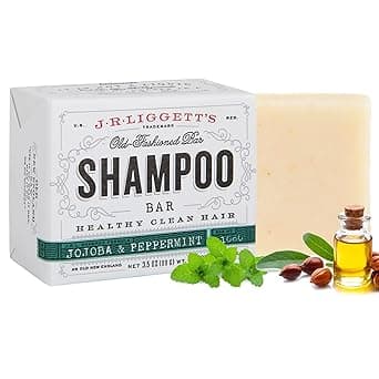 JR Liggett Bar Shampoo Jojoba and Peppermint 35 Ounce