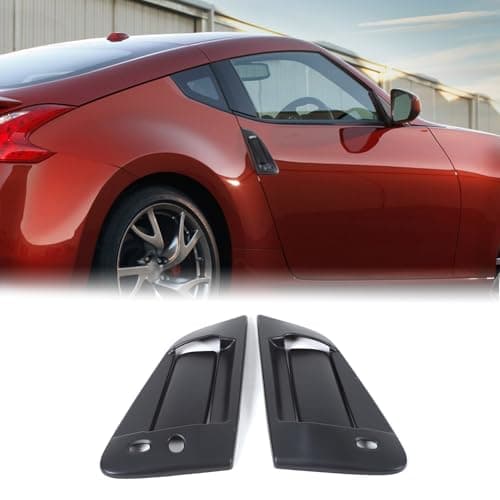 Bekantogy Exterior Door Handle Cover Trim Compatible with Nissan 370Z Z34 20092020 ABS Door Handle Panel Protector Covers Trim Kit AntiScratch Decorative Sticker Exterior Accessories Matte Black
