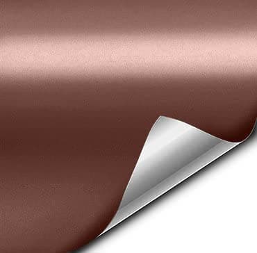 VViViD Satin Rose Gold Conform Chrome Vinyl Wrap Roll 1ft x 5ft