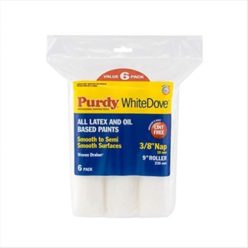 Purdy White Dove Roller Cover, 9 x 3/8 in., 6 count