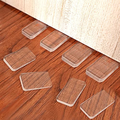 Tahikem Plastic Shims 8 Pack Table Wedge Clear Toilet Shim Levelers Adjustable Blocks Furniture Shims Wedges Hot Tub Restaurant Appliance Shims for Leveling Feet Trimmable Fix Highest Side 38