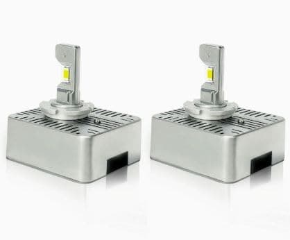 Cloudsale D5S LED Headlight Bulbs Conversion Kit 6500K Xenon White 75W/Pair 10,000LM/Pair Type (D5S)