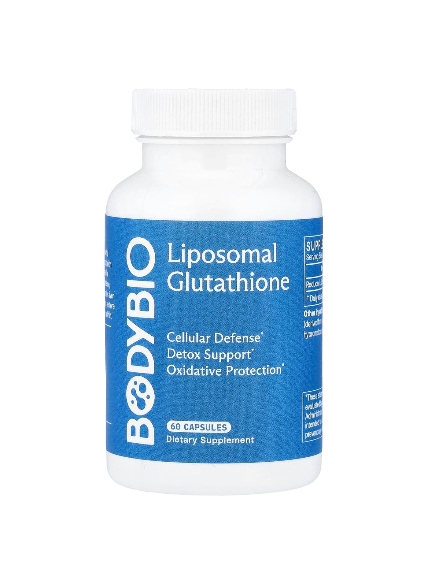 Liposomal Glutathione, 60 Capsules (250 mg per Capsule)