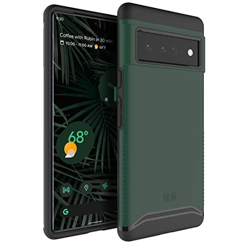 TUDIA DualShield Merge Phone Case for Google Pixel 6 Pro 2021 - Shockproof, Military Grade, Non-Slip, Slim Design Dual Layer, Heavy Duty & Tough Protector Cover Protective Phone Case - Hunter Green