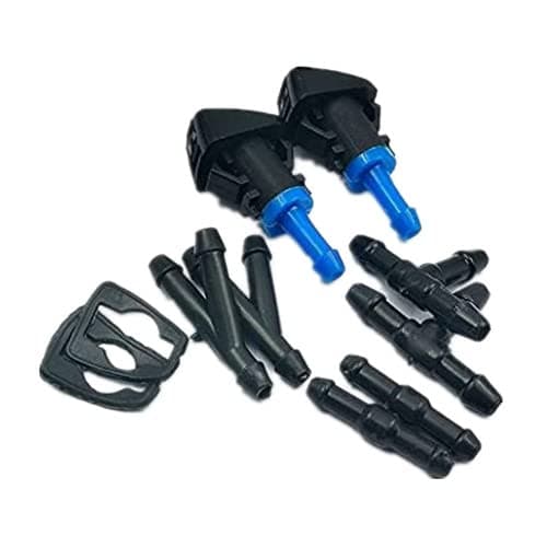 2 Pack Windshield Washer Hood Nozzle Sprayer kit 28932-ZL00A Compatible with Nissan Frontier 2009-16, 2009-12 Pathfinder,2009-15 Xterra