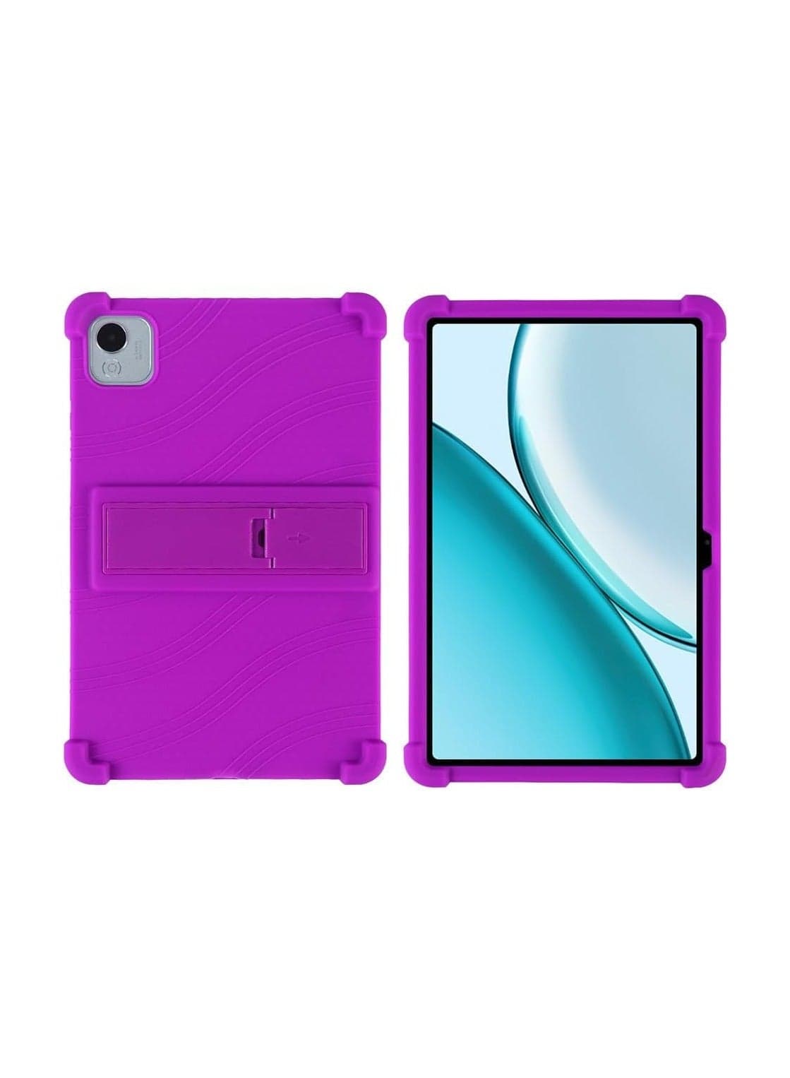 Soft Silicone Protective Case Compatible with Honor Pad X10 Pro 2026 11.5-inch Tablet Shock-Absorbing Air Cushion Silicone Protective Cover