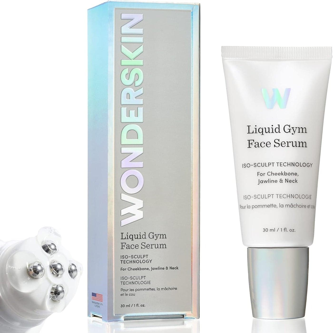 Wonderskin Liquid Gym Face Serum Hyaluronic Acid Serum For Face Hydrating Glowing and Anti Aging Facial Skin Care Product
