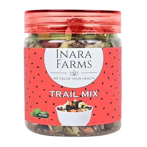 Inara FarmsDaily Trail Mix - 10 in 1 Dry Fruits Mix | Mixed Nuts | Mixed Nuts and Dry Fruits | High in Protein | Healthy Snacking (250 gms)