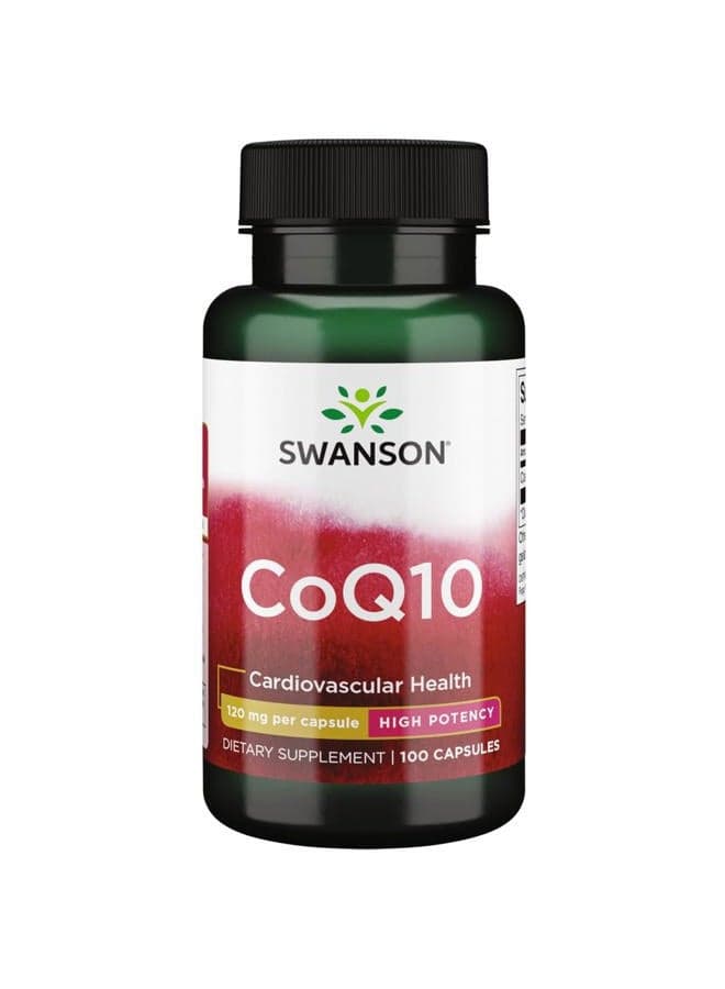 CoQ10 - Helps Promote Heart Health, Energy Support, & Aids Overall Cardiovascular System Health - Helps Maintain Coenzyme Q10 Supplement - (100 Capsules, 120mg Each)