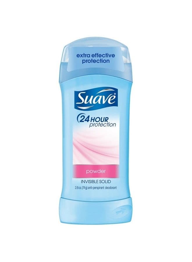 Invis Sld Baby Size 2.6z Suave Powder Invisible Solid Deodorant 2.6oz