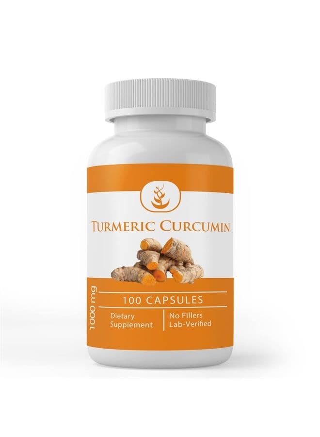 Pure Original Ingredients Turmeric Curcumin (100 Capsules) No Magnesium Or Rice Fillers, Always Pure, Lab Verified