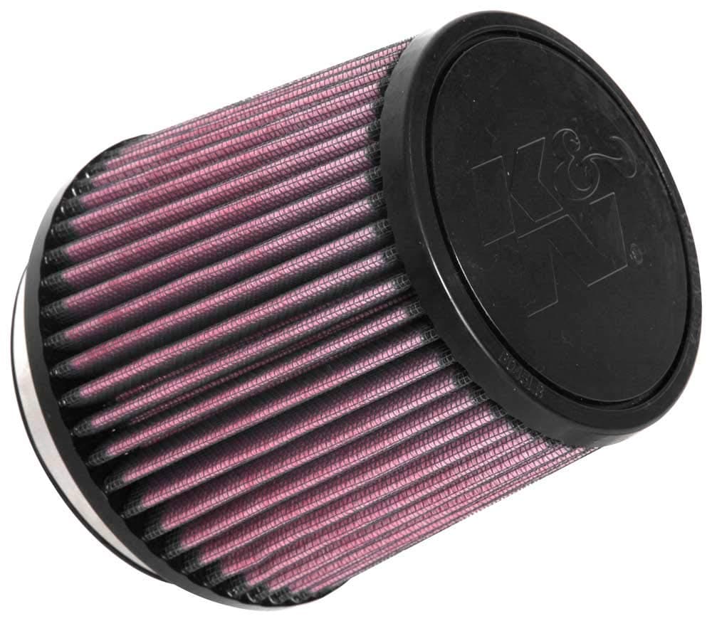 K&N High-Flow Original Lifetime Universal Clamp-On Air Filter: High Performance, Premium, Washable: Flange Diameter: 4 In, Filter Height: 5 In, Flange Length: 0.625 In, Shape: Round Tapered, RU-3600