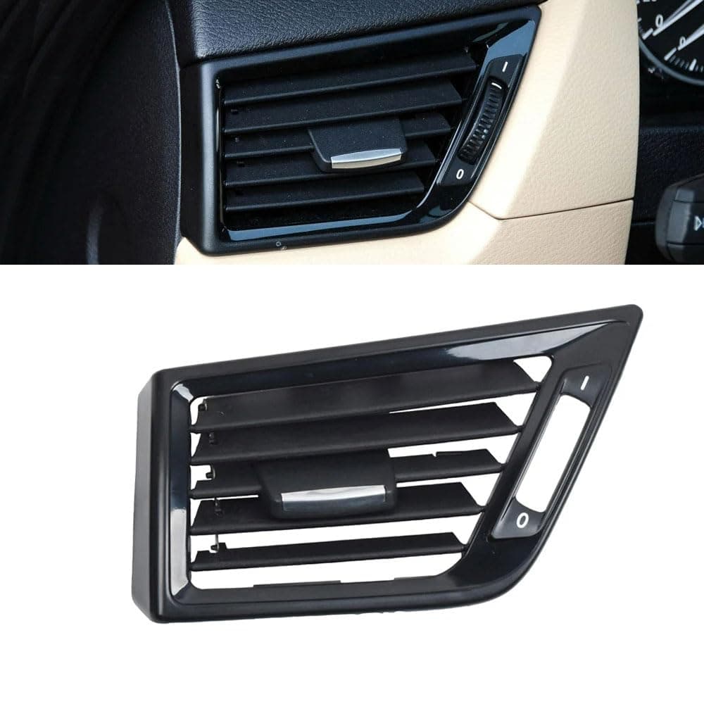 Goodithy Front Left Air Conditioning Grille Panel Dashboard Piano Black Air Vent Outlet Cover Trim Replacement for BMW X1 E84 2010 2011 2012 2013 2014 2015 Left