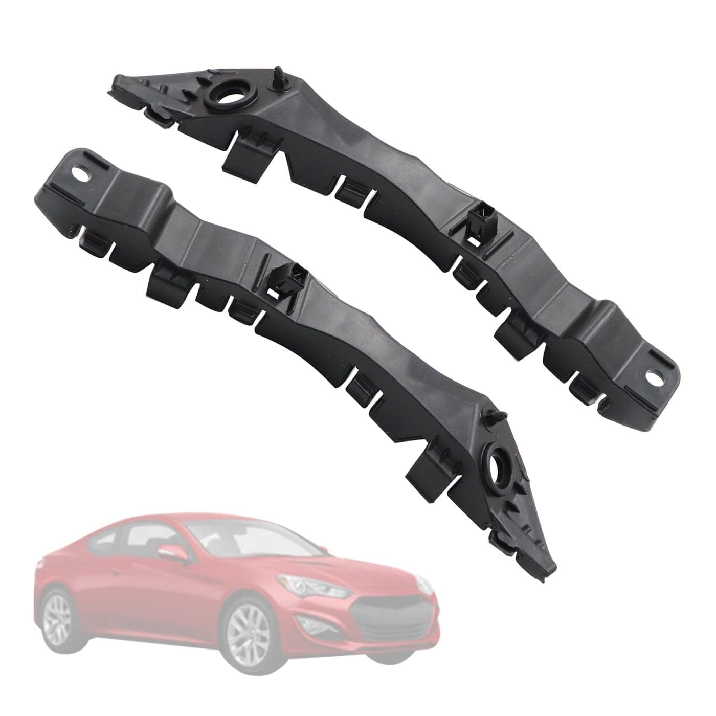 GXARTS 2 PCS Bumper Bracket Front Left and Right 865132M300 865142M300 Compatible with Hyundai Genesis Coupe 2013 2014 2015 2016