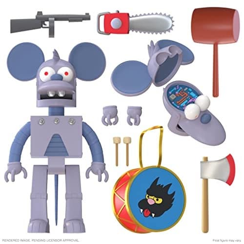 The Simpsons ULTIMATES Wave 1 Robot Itchy