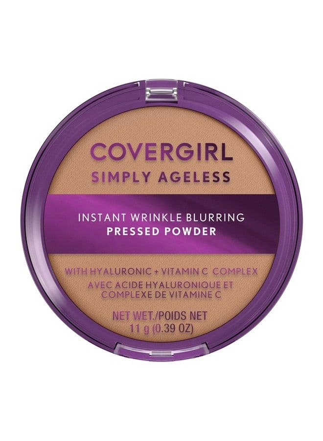 Covergirl Simply Ageless Instant Wrinkle Blurring Pressed Powder, Natural Beige, 0.39 Oz.