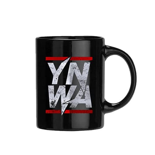 Gen7 YNWA l Full Black Printed Coffee Mug Liverpool l Ceramic Mug 11 oz Black 350 ml Pack of 1