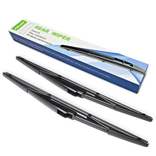 Rear Wiper Blade,ASLAM 14A Rear Windshield Wiper Blades Type-E for Original Equipment Replacement,Exact Fit(Pack of 2)
