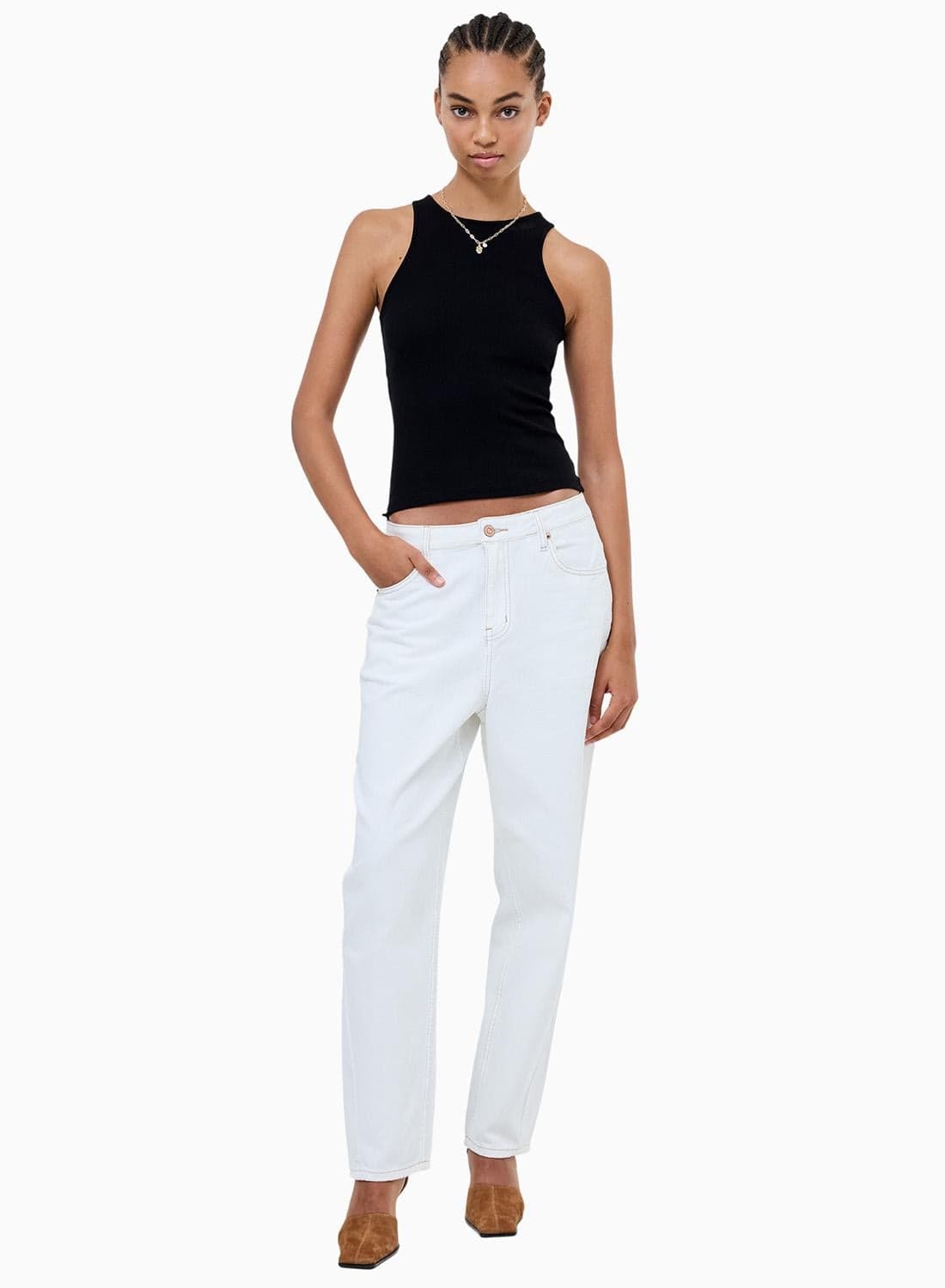 Loren Twill Barrel Leg Denim