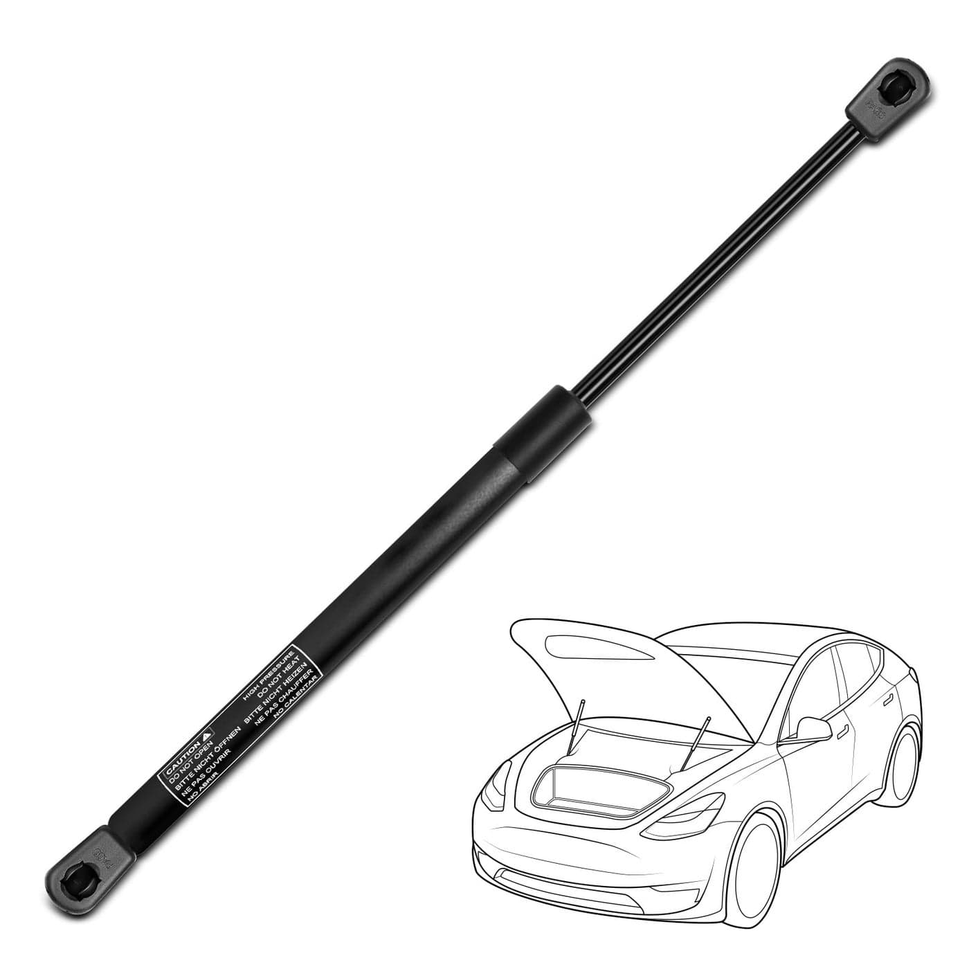 Front Hood Lift Support Struts Gas Shock Spring for Pontiac Torrent 20062009 Suzuki XL7 20072009