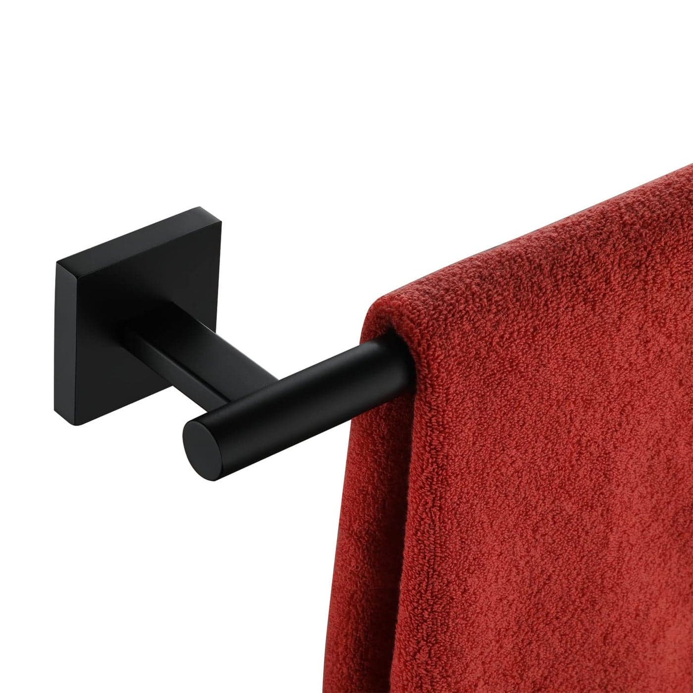 KOKOSIRI 32 Towel Rails Bathroom Towel Bars Matte Black 32 Inch Bath Towel Holder for Washroom Kitchen Wall Stainless Steel B4005BKL32