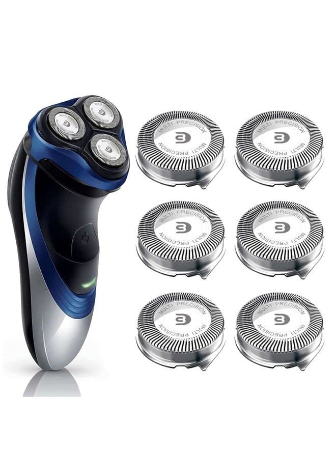 SH30 Replacement Heads Compatible with Philips Norelco Series 3000, 2000, 1000 Shavers, Fit for S1560 Shaver, 6-Pack