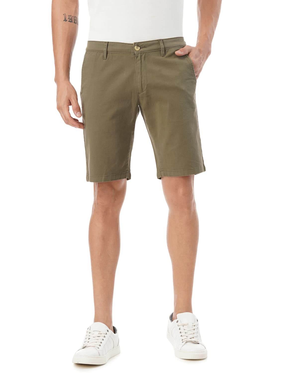 FYLTR Men’s Utility Comfort Shorts with Pockets | 100% Cotton | Relaxed Fit | Summer Shorts for Men | Cargo Shorts