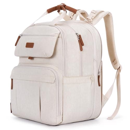 mommore Diaper Bag Backpack Large Diaper Bag Expandable for 2 KidsTwins Durable Baby Bag with Changing Pad Water Resistant Travel Diaper Backpack for Mom Dad