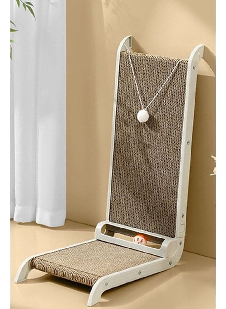 L-shaped Cat Scratching Board pet Claw Grinding Artifact large Cat Scratching Board White Anti-Scratch Cat Toy