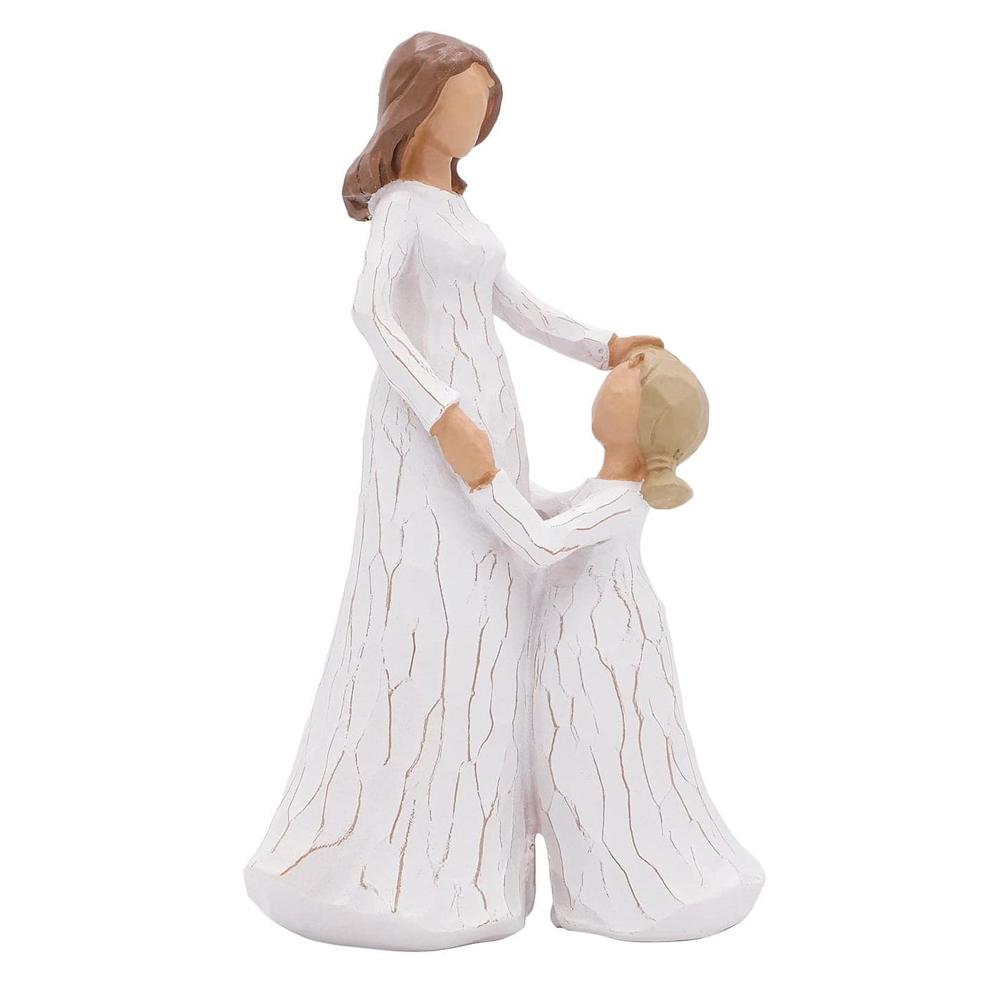 Mother Daughter Figurine Hand Carved Collectible Encouragement Present for Mothers Day Birthday Gift for MomGrandma