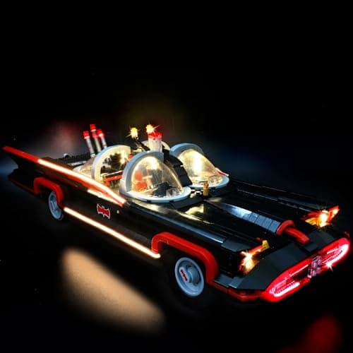 LED Lighting Kit for Lego 76328 Batman The Classic TV Series Batmobile 1966 Compatible with Lego Model Display Accessory NOT Included Blocks