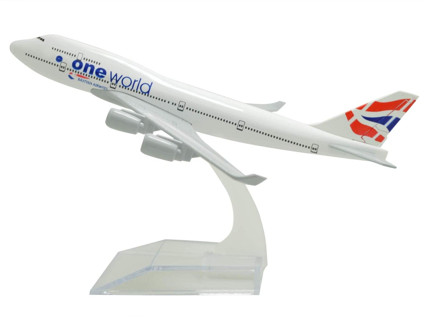 TANG DYNASTY(TM) 1:400 16cm B747-400 British Airways Metal Airplane Model Plane Toy Plane Model
