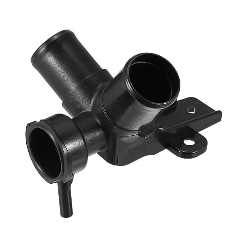 X AUTOHAUX 25329-1P100 Radiator Coolant Filler Black Plastic Replacement for Kia Rio 2012-2017 for Hyundai Accent Veloster 2012-2017