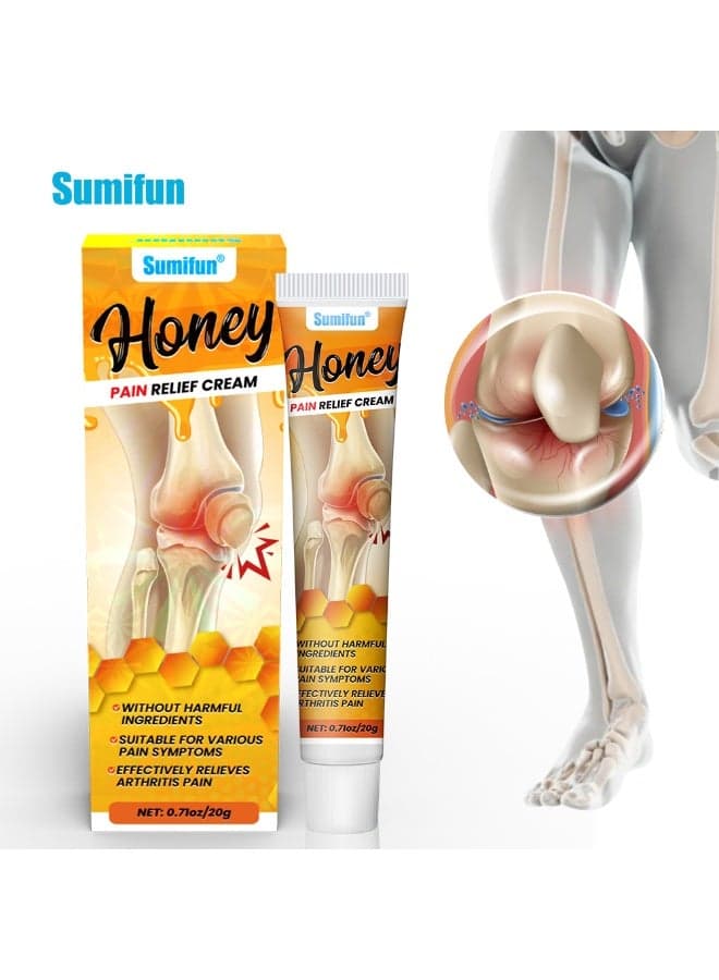 Relieve arthritis discomfort and support joint flexibility with Sumifun Honey Pain Relief Cream, a convenient and easy-to-apply solution designed for those seeking effective and gentle pain management.