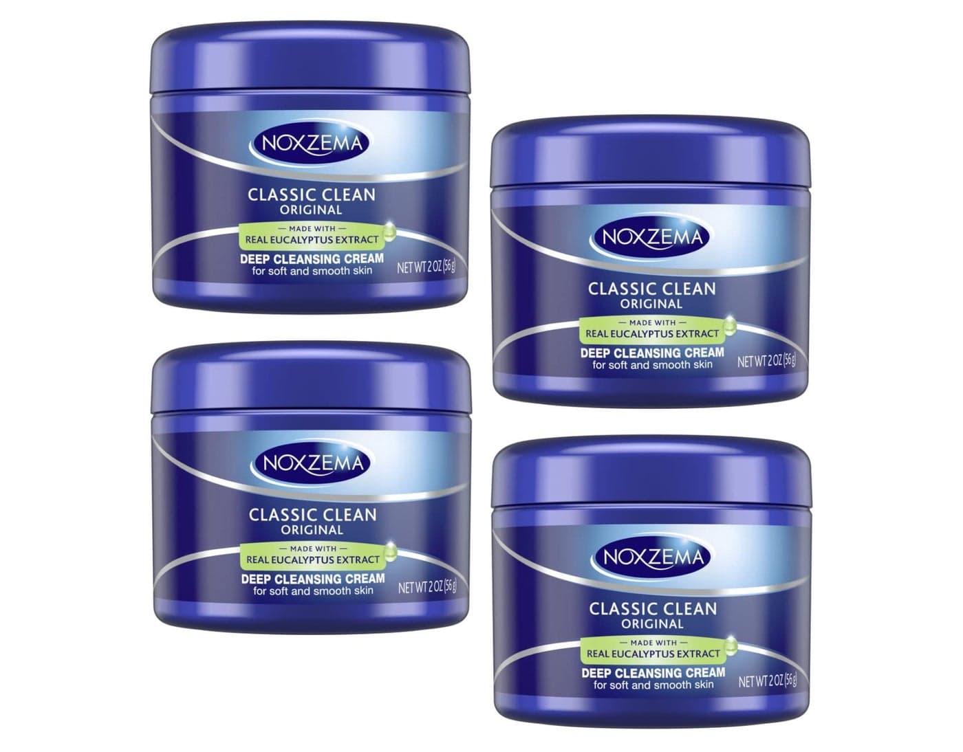 Noxzema The Original Deep Cleansing Cream 2 OZ Buy Packs and SAVE Pack of 4