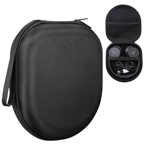 Sounce Hard Shell Carrying Case for Sony WH-CH720N, WH-CH710N, WH-XB900N, WH-XB910N | Shockproof & Travel-Friendly Headphone Storage Bag with Soft Lining & Accessory Pocket