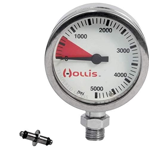 HOLLIS PRESSURE GAUGE MODULE PSI -- METAL W/O BOOT