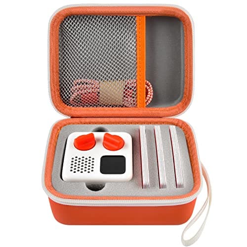 Travel Case Compatible with Yoto Mini – Kids Audio & Music Player, Holder Bag for Children’s Speaker Plays Audiobook Cards - Orange