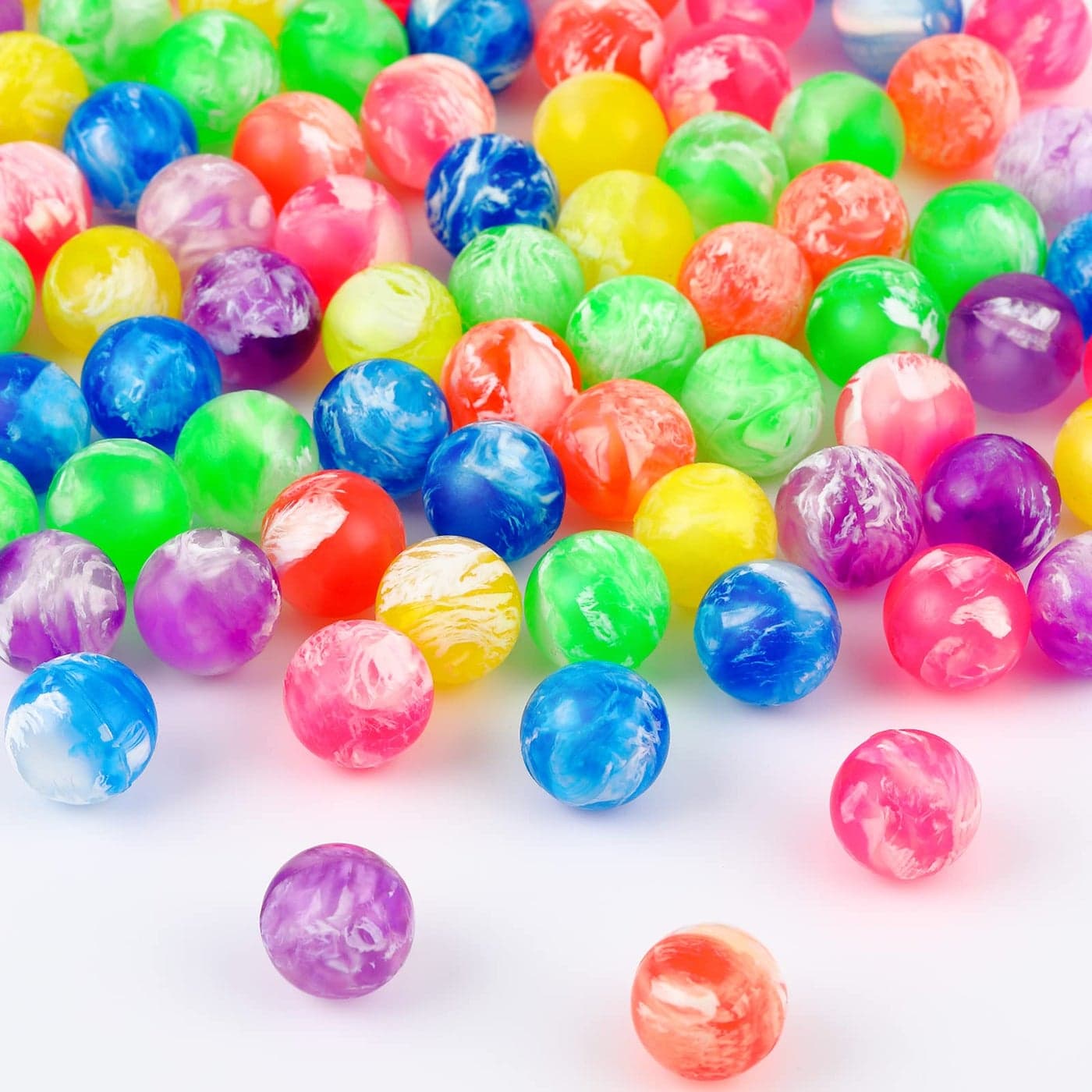 Sumind 500 Pcs Small Bouncy Balls in Bulk Rubber High Bouncing Balls Mini Bouncy for Birthday Party Favors Gift Game Prizes Vending Machines Fillers Outdoor Activities078 Inch